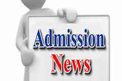 Admission news